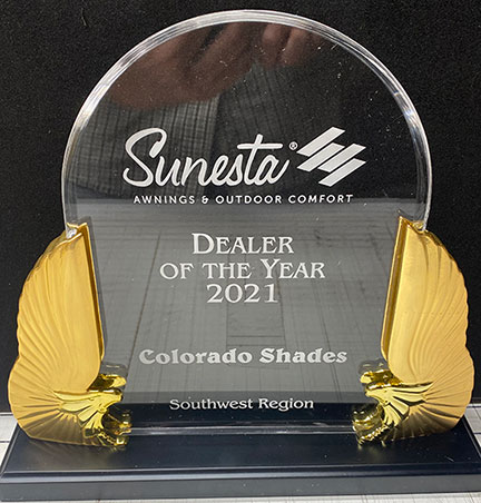 Sunesta Dealer of the Year 2021